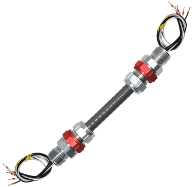 Kayden Remote Sensor Cable, Flameproof Armoured HL Teck Cable cw 2 x T&B Star Teck Cable Fittings, A06-XP